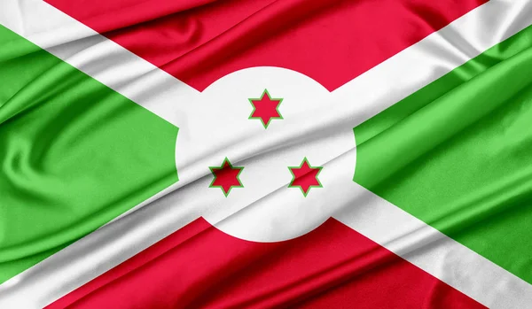 Bandera de Burundi textura fondo — Foto de Stock