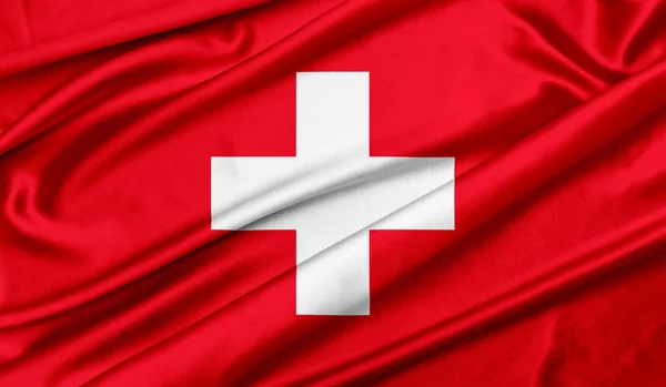 Bandera de Suiza textura fondo —  Fotos de Stock