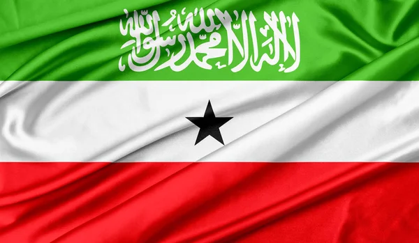 Bandera de Somalilandia textura fondo — Foto de Stock