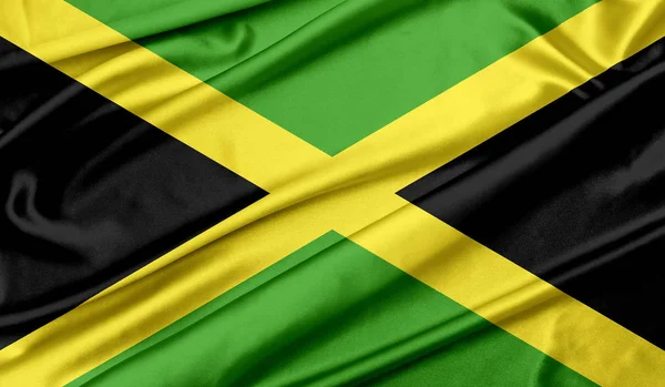 牙买加国旗纹理背景 — 图库照片