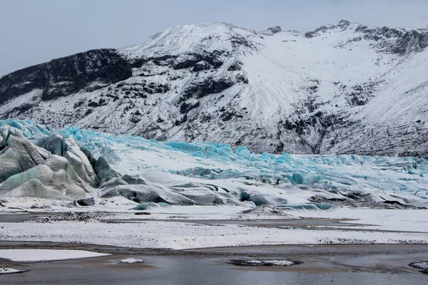 Vatnajokull Est Calotte Glaciaire Grande Volumineuse Islande Une Des Grandes — Photo