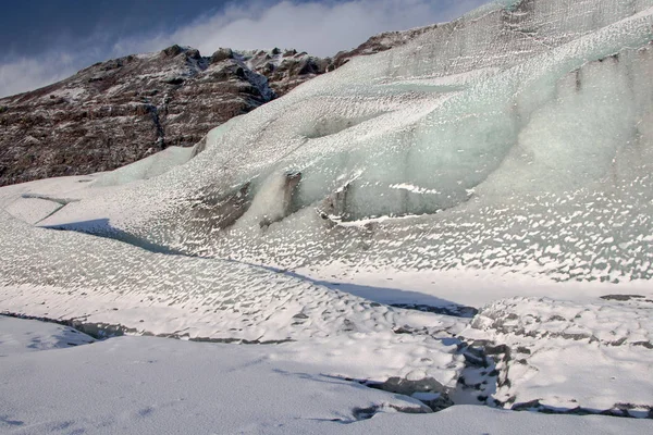 Vatnajokull Casquete Hielo Más Grande Voluminoso Islandia Uno Los Más —  Fotos de Stock