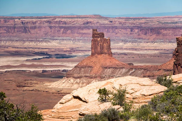 Island Sky District Canyonland National Park Langs Grand Overlook Point — Stockfoto