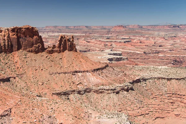 Sky Distriktet Canyonland Nationalpark Längs Grand Förbise Point Trail — Stockfoto