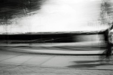 Bir şehir sahnesinin güvenilmez fotoğrafçılığı