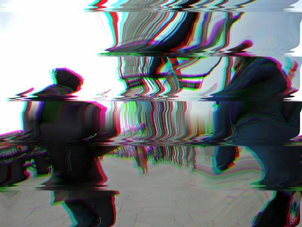 Yayalar bir patika üzerinde geçen