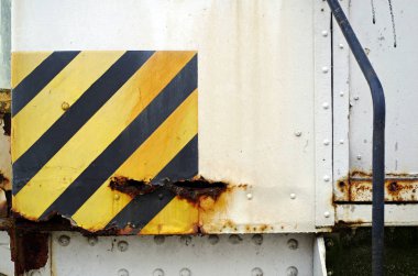 Bir liman vincinin fotorafını kapat