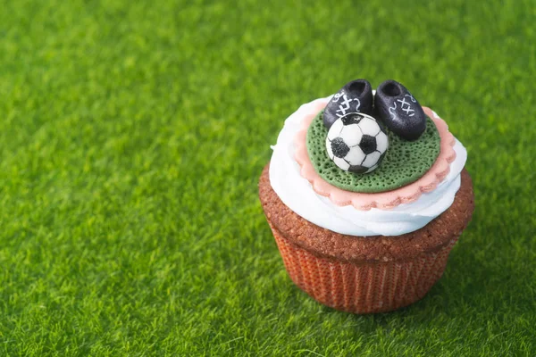 Juego de 2 adornos comestibles para tartas con diseño de balón de fútbol y  decoración para tartas de cumpleaños infantiles