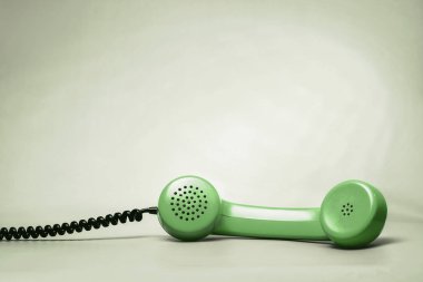 Telefon yakışıklı yeşil, yakın çekim