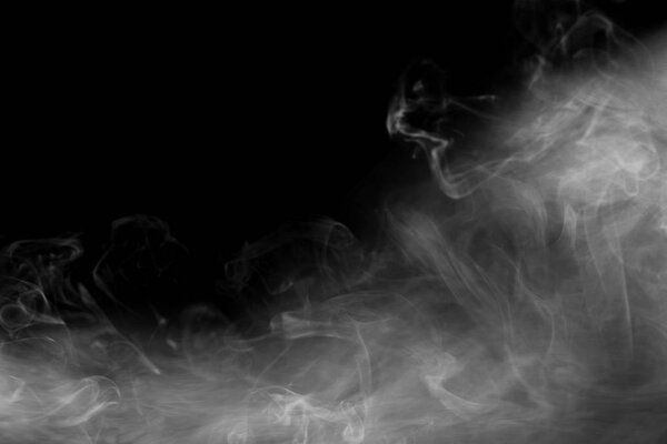 Smoky background on black. Texture