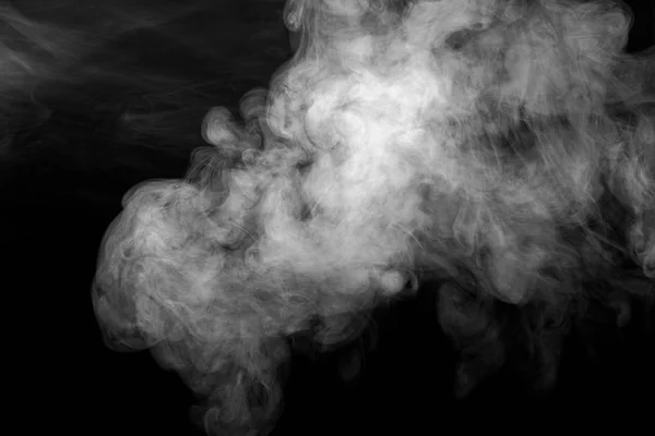 Texture Smoke Black Background — Stock Photo, Image