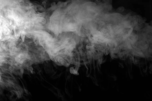 Humo Sobre Fondo Negro — Foto de Stock