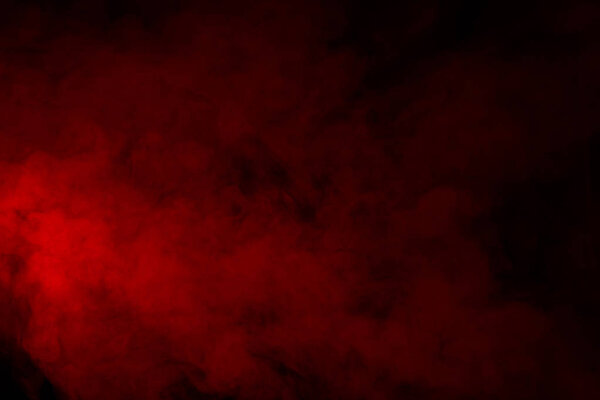 Red smoke - texture on black