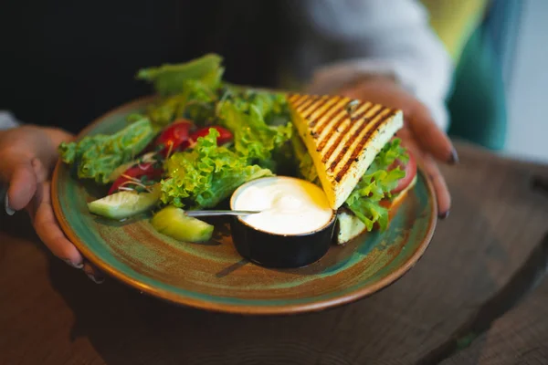 Wonderful Vegetable Sandwich Tutup — Stok Foto