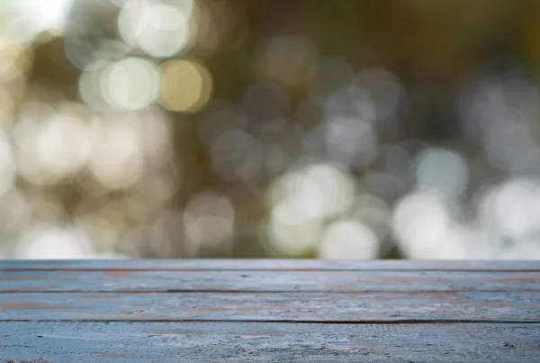 Blue Table Natural Background — Stock Photo, Image