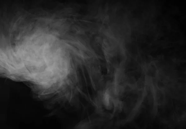 黒い背景 テクスチャ上の蒸気 — ストック写真