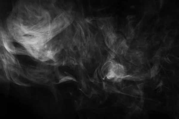 Steam Black Background Texture — Stock Photo, Image