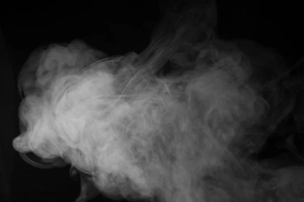 Humo Sobre Fondo Negro — Foto de Stock