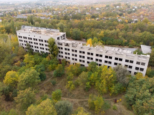 Abandoned House Top View Autumn — Stock Photo, Image