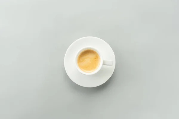 Ένα Φλιτζάνι Espresso Θέα Στην Κορυφή — Φωτογραφία Αρχείου