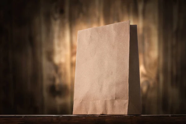 Paper bag on the table