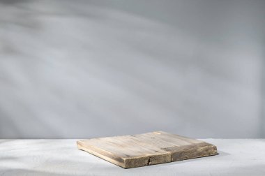 Ürün sunumu için gri arkaplan