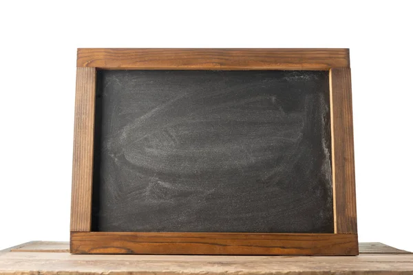 孤立した背景を持つテーブル上のBlackboard — ストック写真