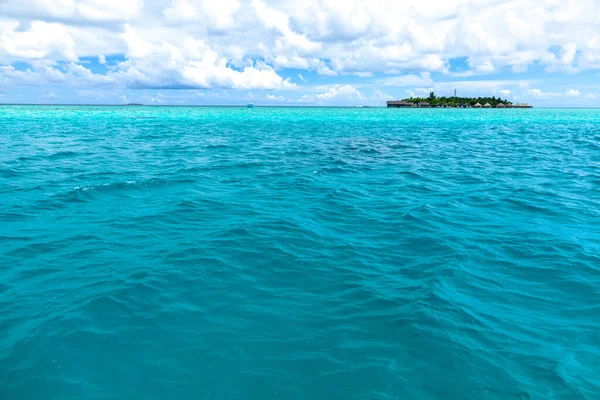 Increíble Paisaje Aéreo Las Islas Maldivas Perfecta Vista Mar Azul —  Fotos de Stock