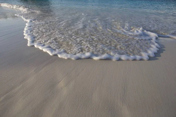 Csodálatos Légi Táj Maldív Szigeteken Tökéletes Kék Tenger Korallzátony Kilátás — Stock Fotó