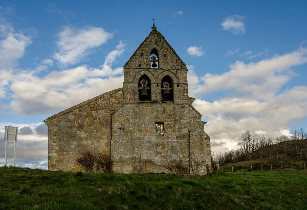 Kyrkan San Martin, Quintanilla de La Berzosa. Palencia — Stockfoto