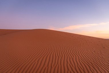 Sahra Çölü 'nün kumulları. Erg Chebbi Merzouga Fas