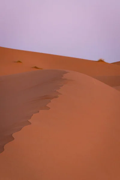 Dunes a Szahara sivatagból. Erg Chebbi Merzouga Marokkó — Stock Fotó