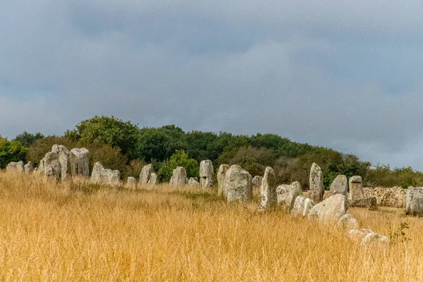 Alineaciones Carnac Menhir Carnac Región Bretaña Francia — Foto de Stock