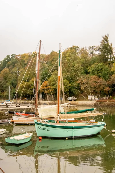 Puerto Saint Goustan Puerto Largo Del Río Auray Comuna Auray — Foto de Stock