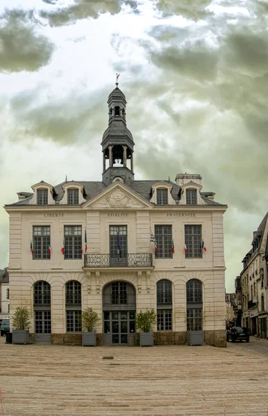 Auray Town Hall Comuna Francesa Departamento Morbihan Região Bretanha — Fotografia de Stock