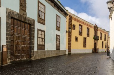 Streep de San Cristbal de La Laguna enTenerife. İspanya