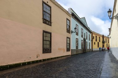 Streep de San Cristbal de La Laguna enTenerife. İspanya