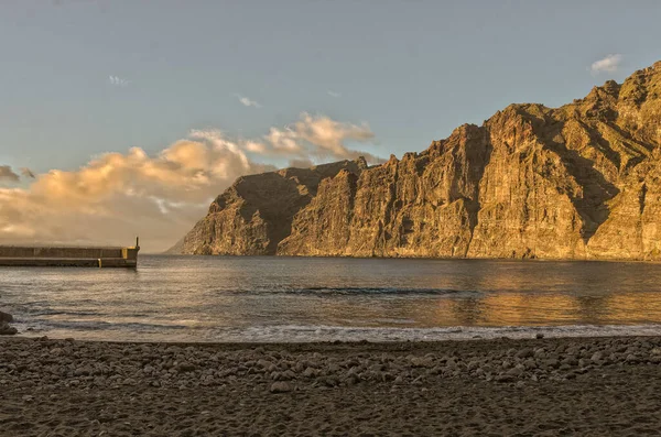 Falésias Los Gigantes Santiago Del Teide Ilha Tenerife Ilhas Canárias — Fotografia de Stock