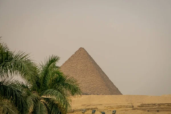 Pyramiderna Giza Kairo Egypten — Stockfoto