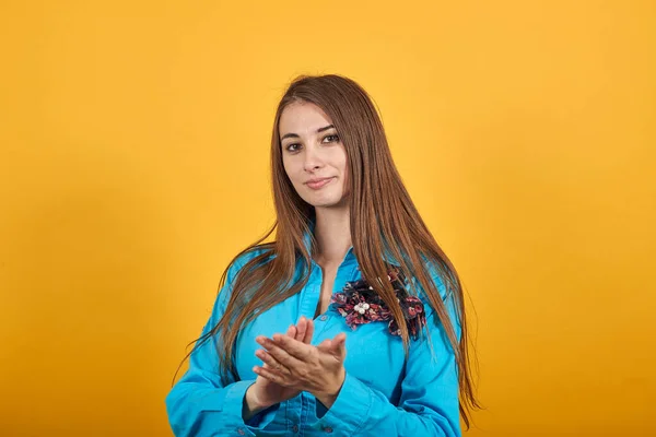 People clapping their hands during a meeting, congratulation and appreciation.