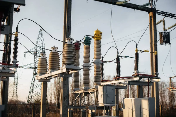 Electrical substation equipment. Transformers, disconnectors. Power engineering