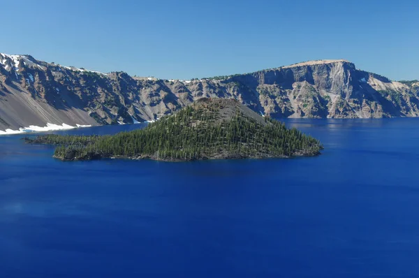 Mago Isola Cratere Lago Oregon — Foto Stock