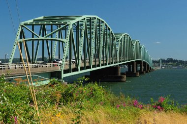 Yeşil Astoria Köprüsü Washington Usa