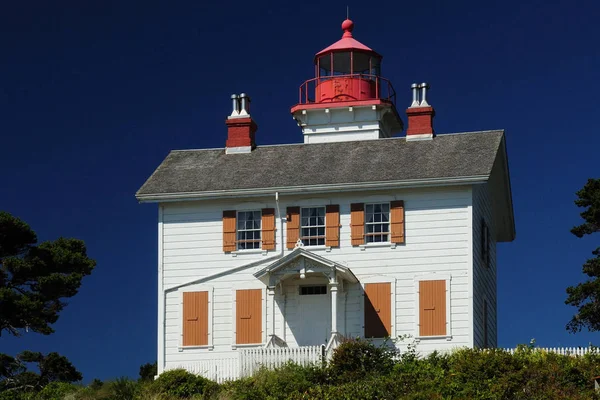 Old Yaquina Bay Lighthouse Newport Oregon Estados Unidos — Foto de Stock