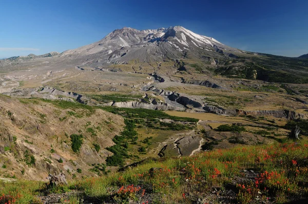 Barren Landscape Volcano Mount Helens Oregon Usa — Stock Photo, Image