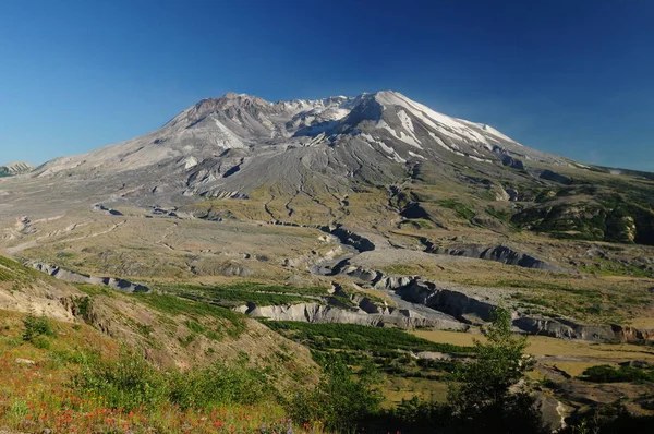 Barren Landscape Volcano Mount Helens Oregon Usa — Stock Photo, Image