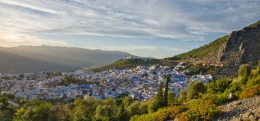Mavi Şehir Chefchaouen panoraması