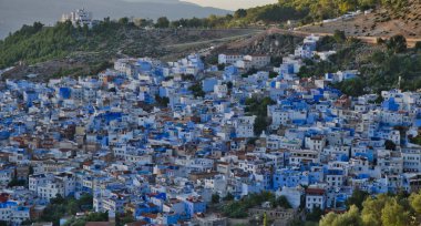 Mavi Şehir Chefchaouen panoraması