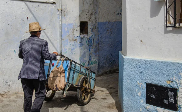 Casas Bereberes Blancas Tradicionales Asilah Marruecos Asilah Una Ciudad Norte —  Fotos de Stock