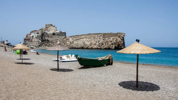 Hoceima Ulusal Parkı Bades Sahili Bades Adası — Stok fotoğraf